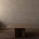 Vintage travertine coffee table · Italian style, 1970s