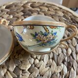 Japanese eggshell tea service cups