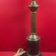 Large vintage brass and marble lamp base 41 cm socket height