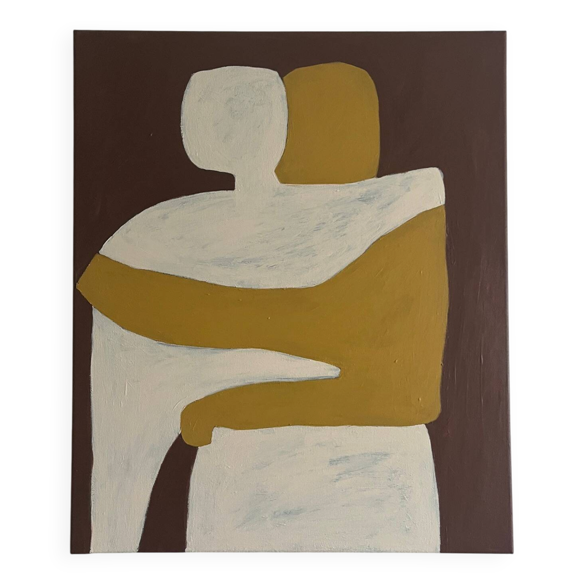 Canvas painting couple "can I hold you" by Bodasca