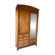Art Deco hotel-style Parisian wardrobe chest or