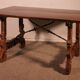Spanish Renaissance Table In Blond Walnut - 17th Century