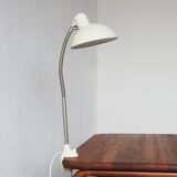 Bauhaus white table or desk lamp by christian dell for kaiser idell / kaiser leuchten, 1950s