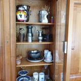 Vaisselier / library - solid wood - made by artisan