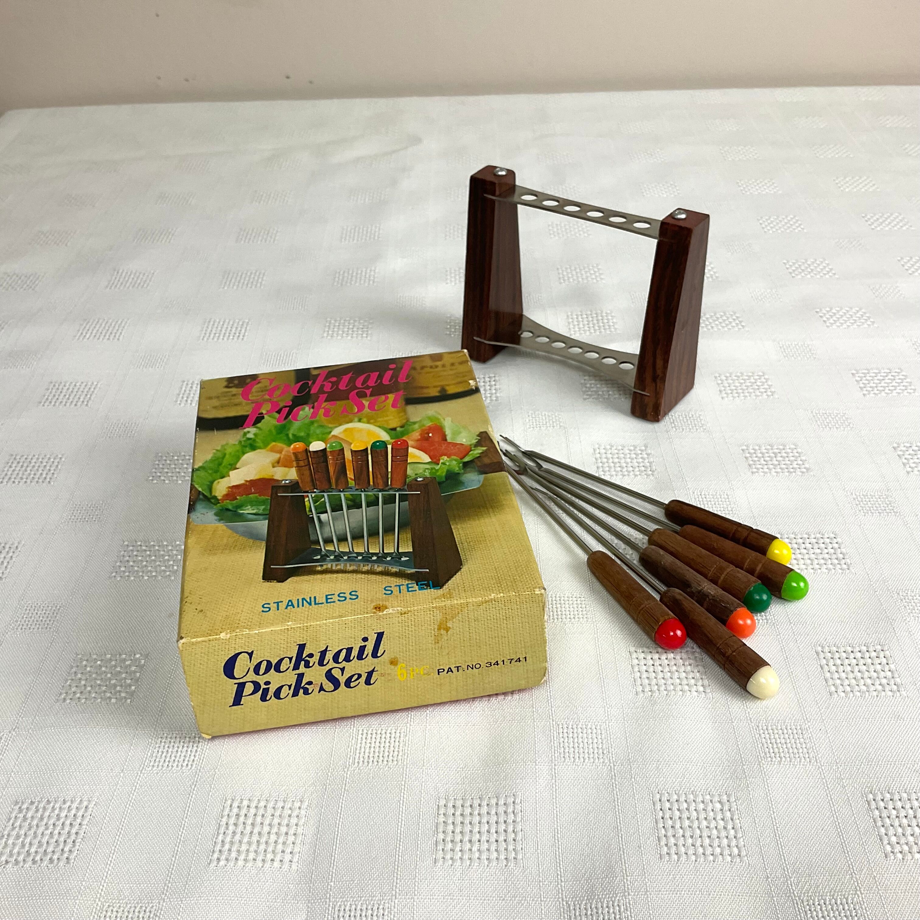 Vintage cocktail picks "cocktail pick set"