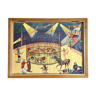 Affiche pédagogique Rossignol cirque vintage années 60