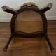 Ancien fauteuil de barbier / coiffeur en cannage