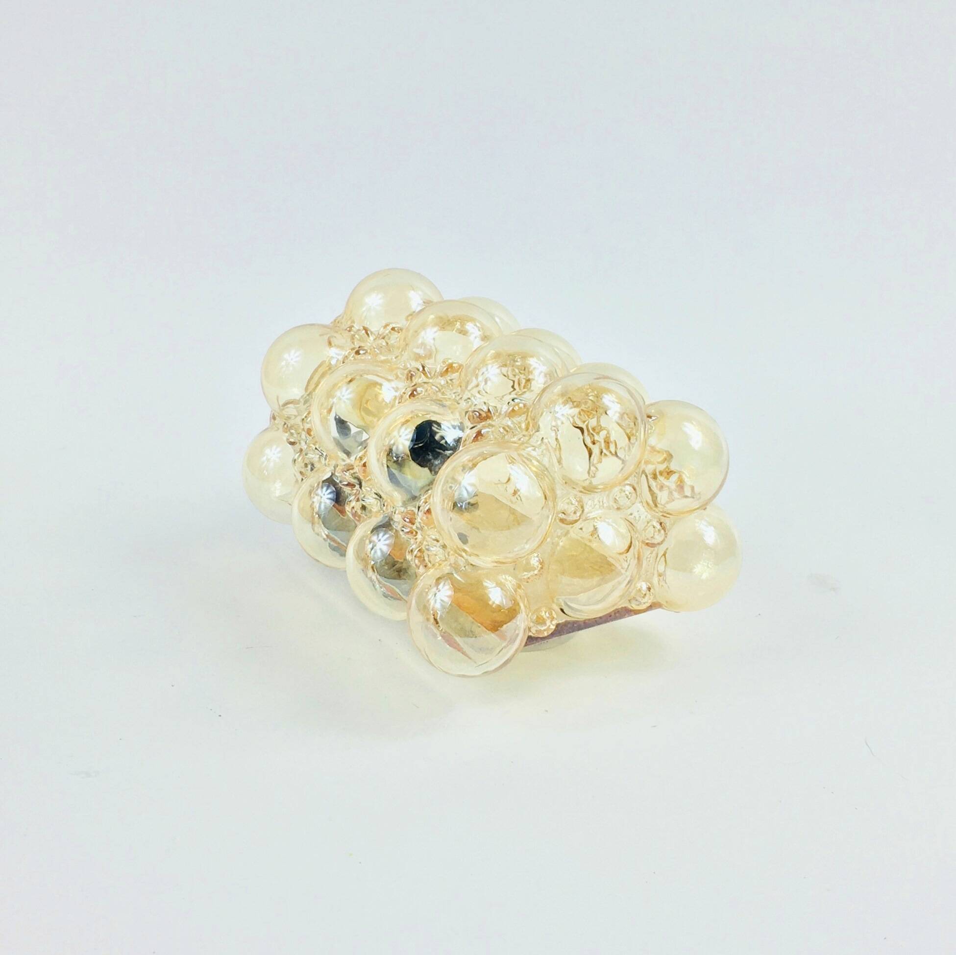 Mid-Century Bubble Glass Wall Light by Helena Tynell for Limburg, 1960s