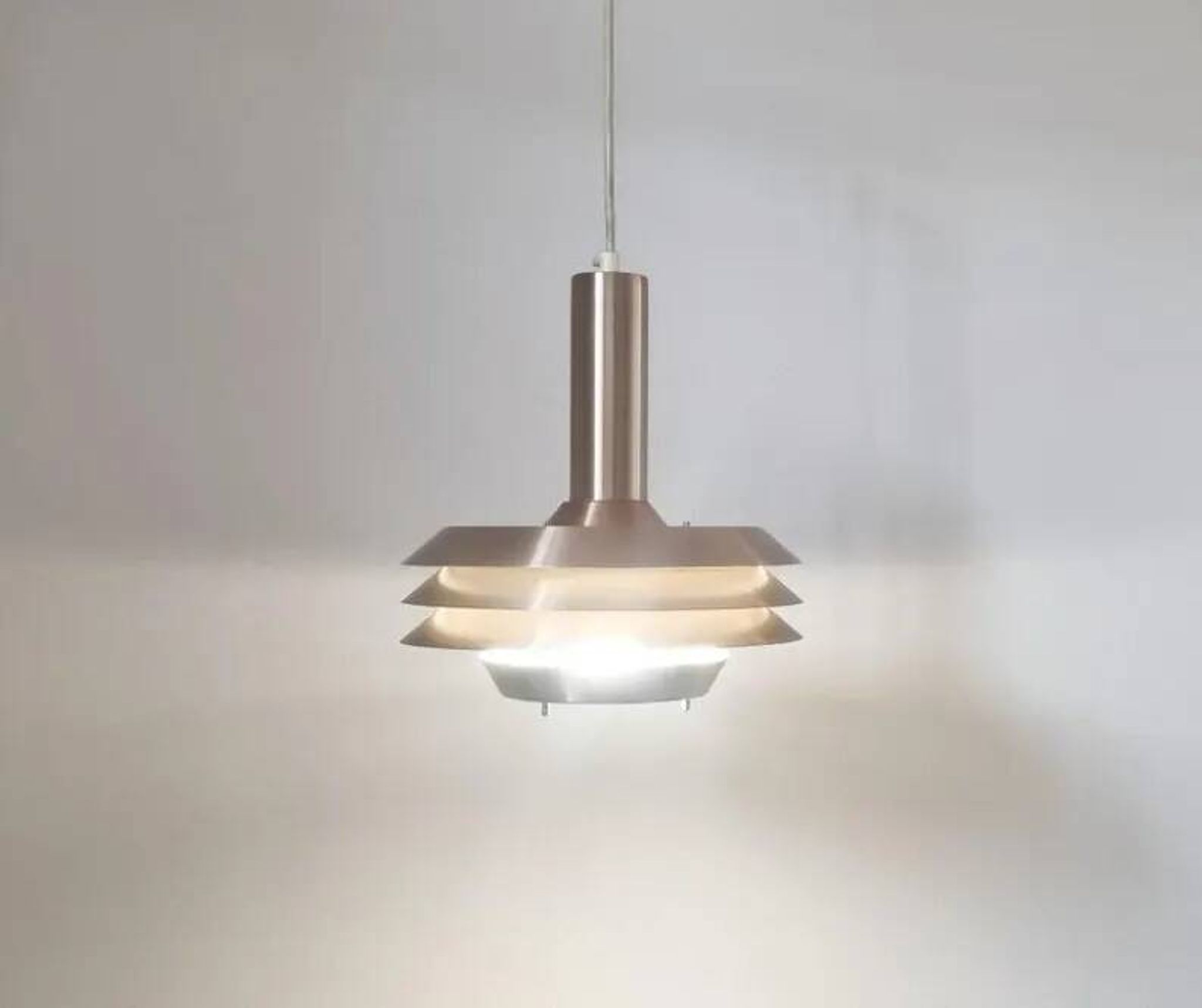 Suspension mid-century, Jo Hammerborg, Danemark, années 1970