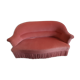 Sofa bench velvet peach