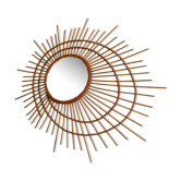 Mirror rattan galaxy 79x67cm
