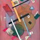 1940 French Constructivist Painting  Oil on Panel Avant Garde Modernist Art