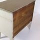 Gustavian Chest Of Drawers Grey Painted, Swedish Origin From 1840s