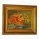 Huile sur panneau vintage signée Hourregue - bouquet de fleurs