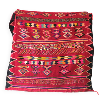 Vintage Algerian Kilim rug. Handmade, pure wool. 190x175cm