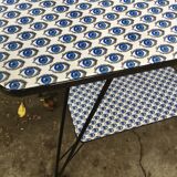 Vintage serving trolley with Eiffel legs