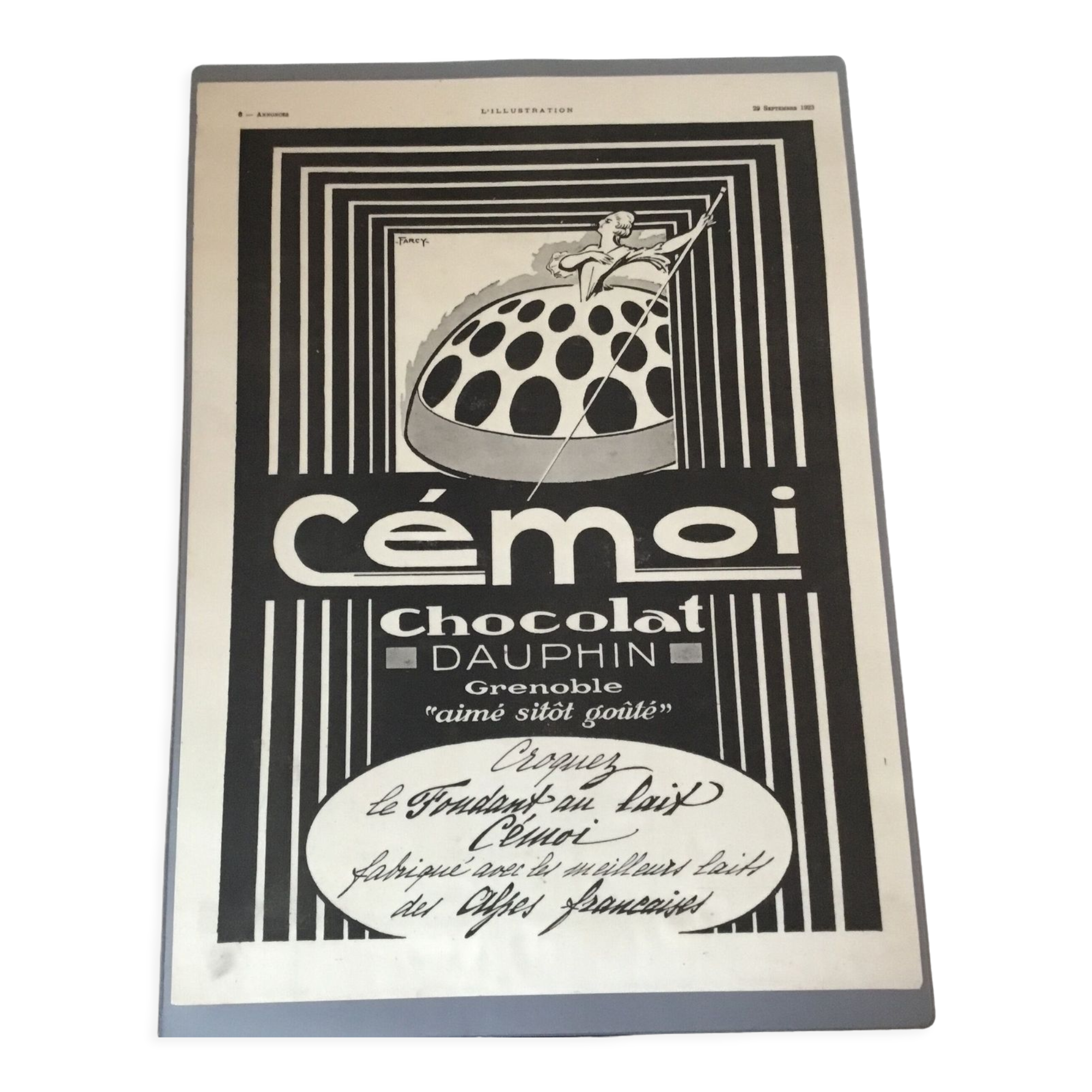 Vintage advertising to frame