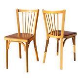 Paire de chaises Baumann n°53 années 60
