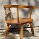 Fauteuil vintage pour enfants en bois