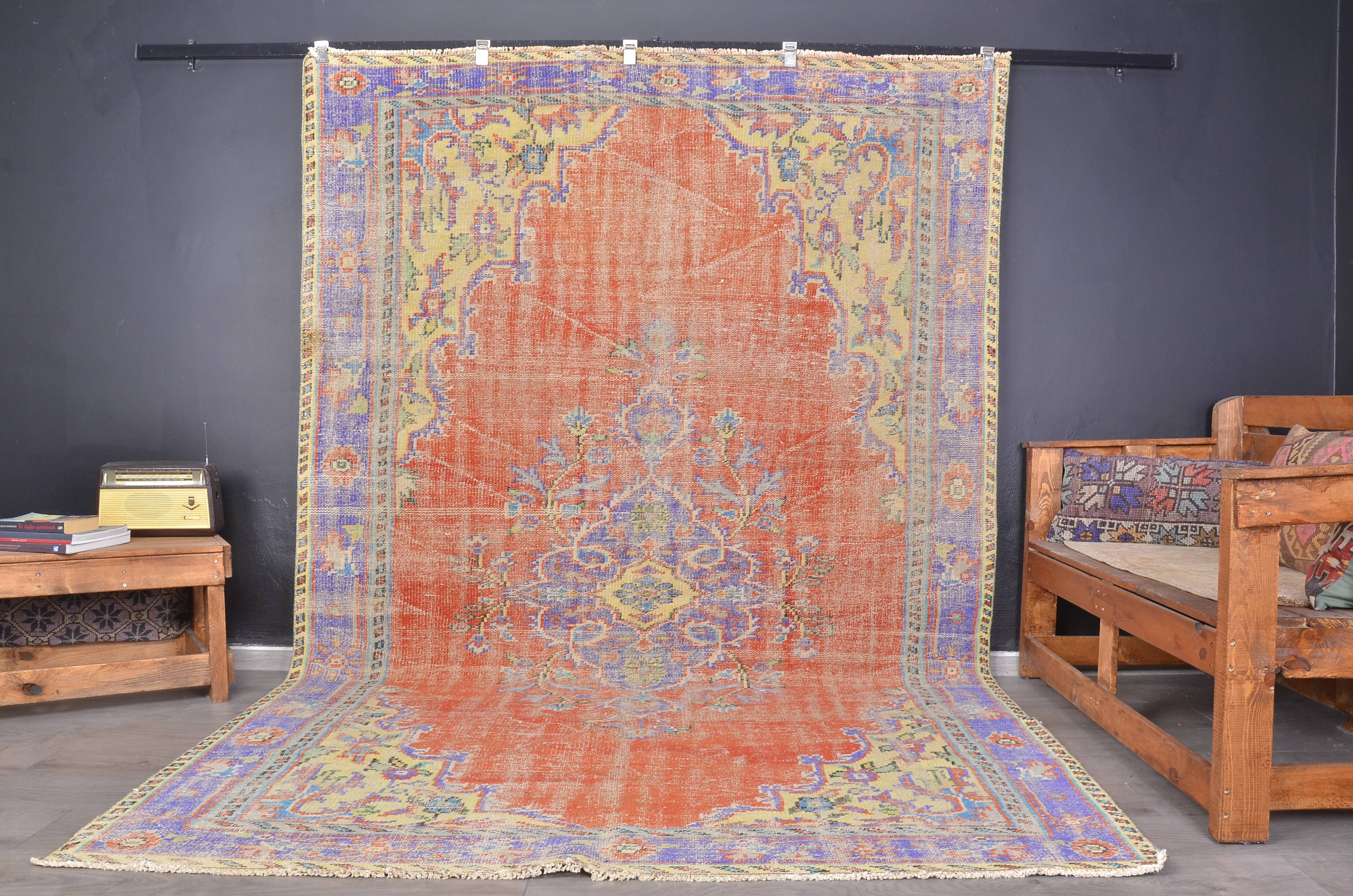 Oushak Floor Handmade Rug sku2325