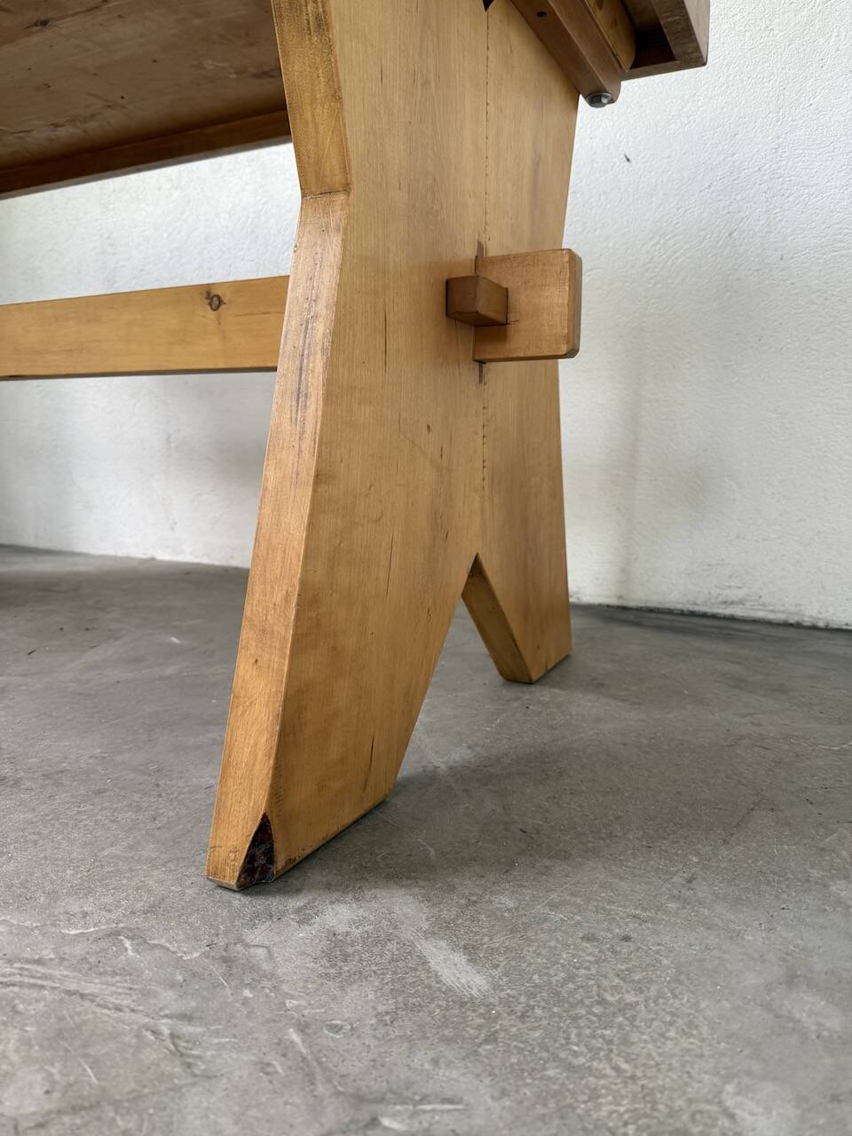 1950s beech mountain furniture table