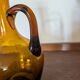 Amber blown glass carafe (1960)