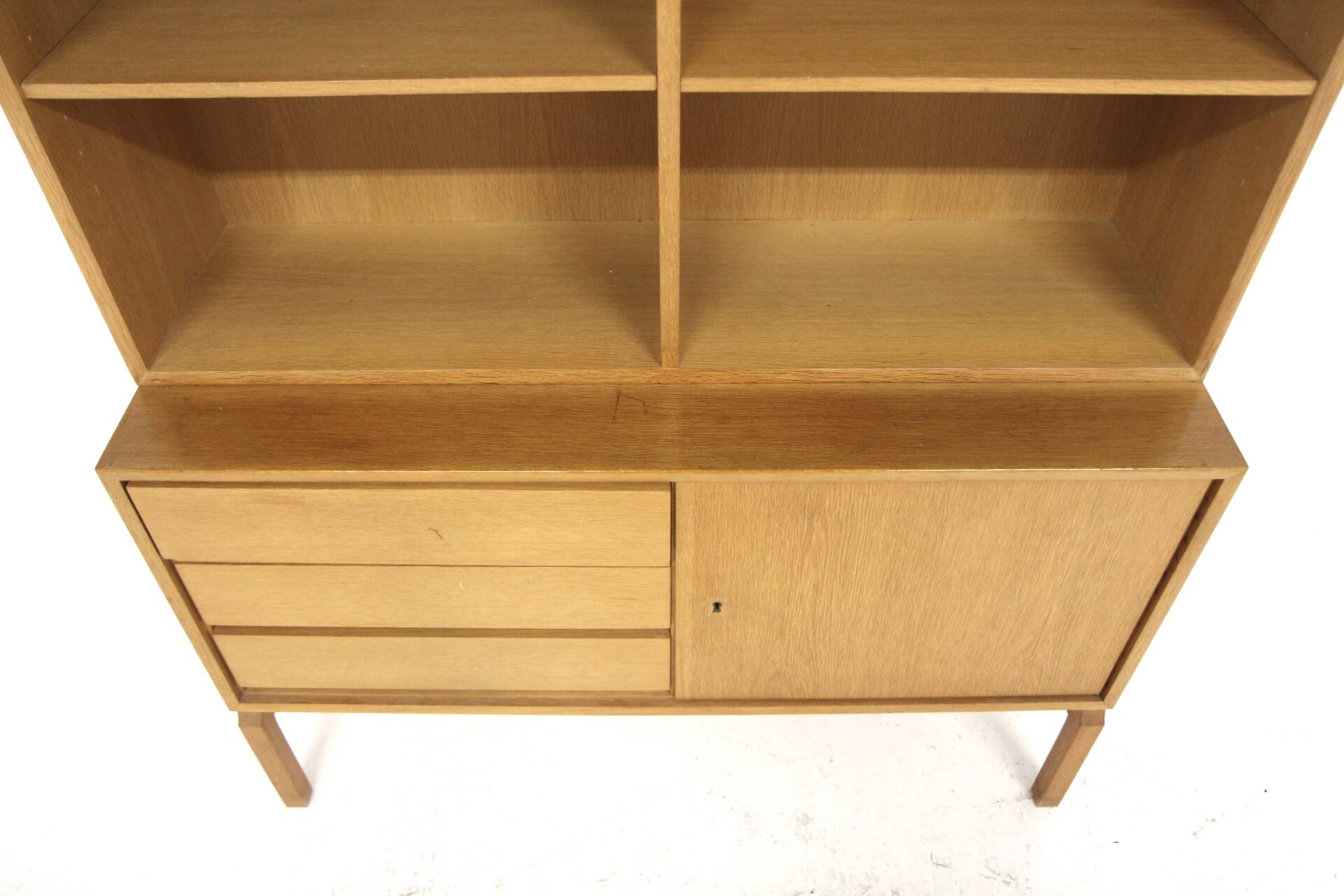 Scandinavian oak bookcase "MTP", Marian Grabinski, Möbel-Ikea, Sweden, 1960