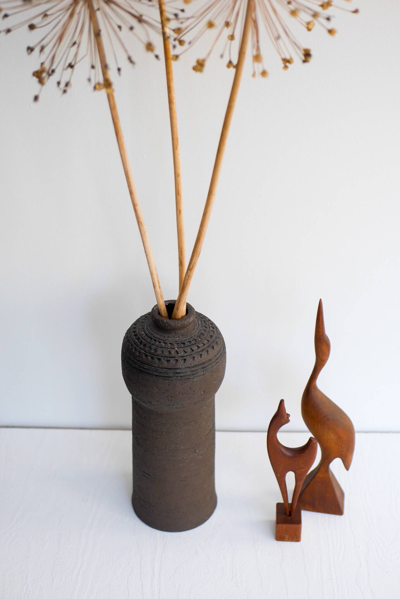 Modernist, earthenware ceramic vase by Inger Persson for Rörstrand, Sweden