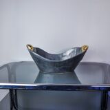 Brutalist centerpiece by Ardisur, Brass and aluminum, Spain, 1970