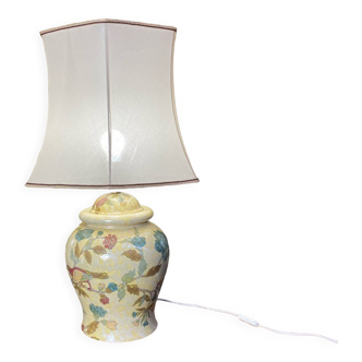 Charolles earthenware lamp