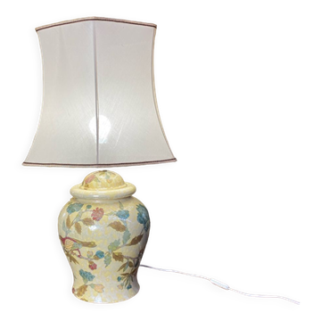Lampe faïence charolles