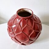 Art Deco artichoke vase Saint Clément ceramic