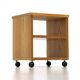 Wooden bedside tables, 1970s, set of 2