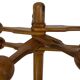 Vintage Pinewood Sputnik Freestanding Coat Rack, 1970s Design