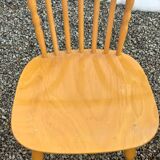 Set of 4 bistro chairs stamped Baumann