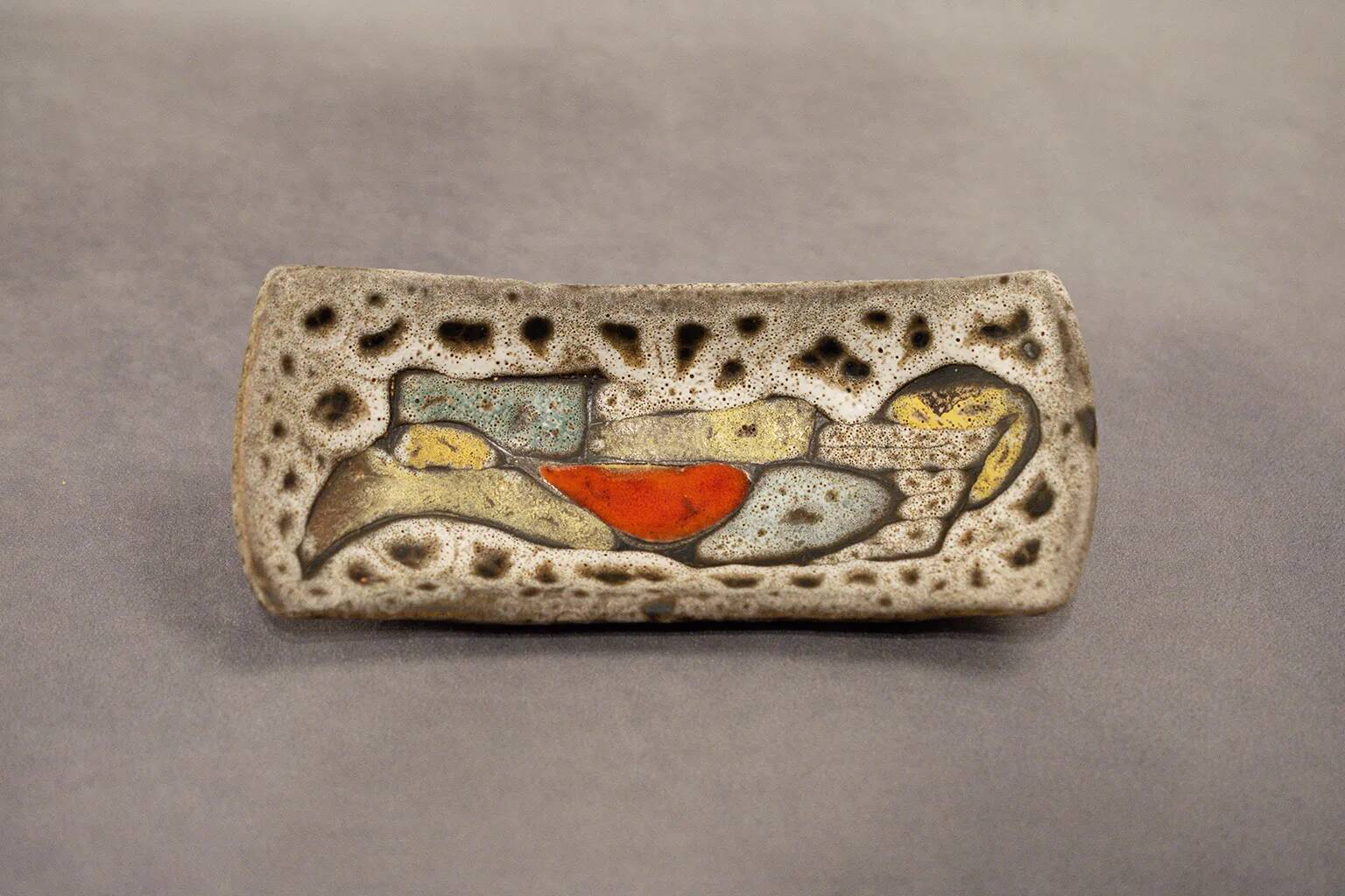 4 ceramic fat lava bowls by Marius Bessone – Vallauris – Mid-century