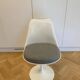 Saarinen marble table Edition Knoll and its 4 tulip chairs (set of 5)