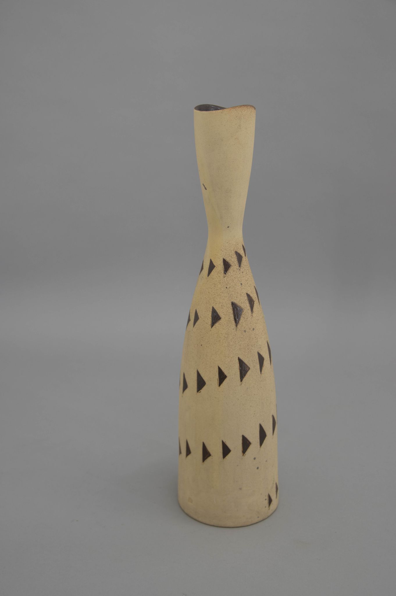 Vase en céramique du milieu du siècle, années 1960