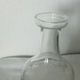 Night service carafe and silver lisere glass louis xvi style