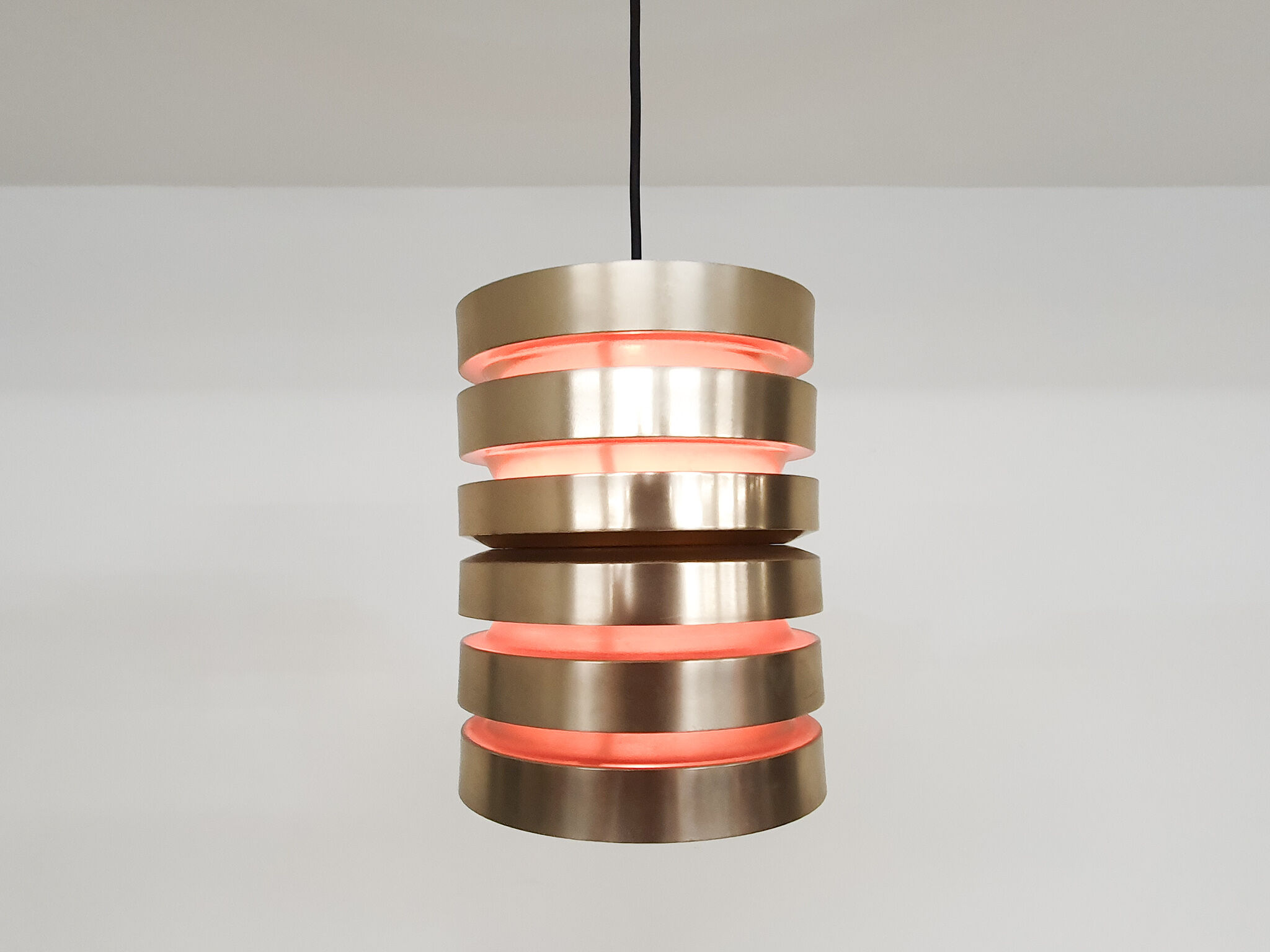 Granhaga Carl Thore Sweden brass pendant light from the 1960s