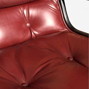Fauteuil Executive Charles Pollock pour Knoll, cuir bordeaux