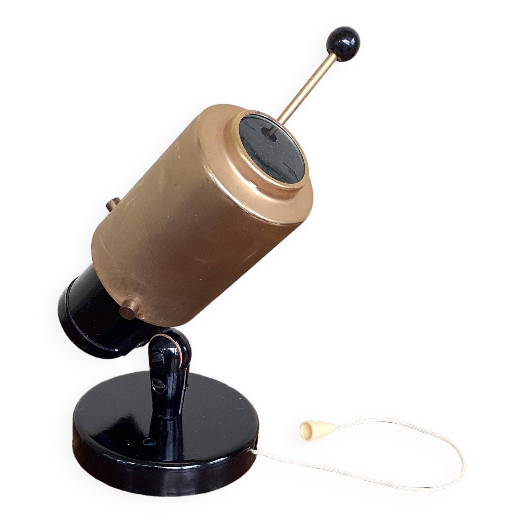 Vintage Zodiac wall light by Jacques Biny, chrome and black, Lita 1950