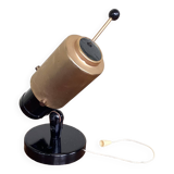 Vintage Zodiac wall light by Jacques Biny, chrome and black, Lita 1950