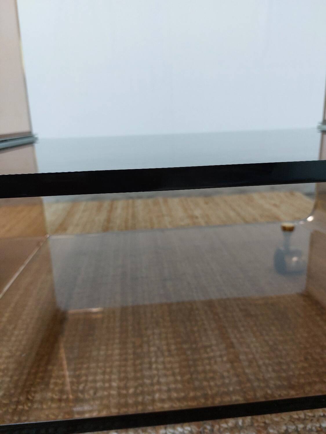 Table Michel Dumas plexiglas 1970
