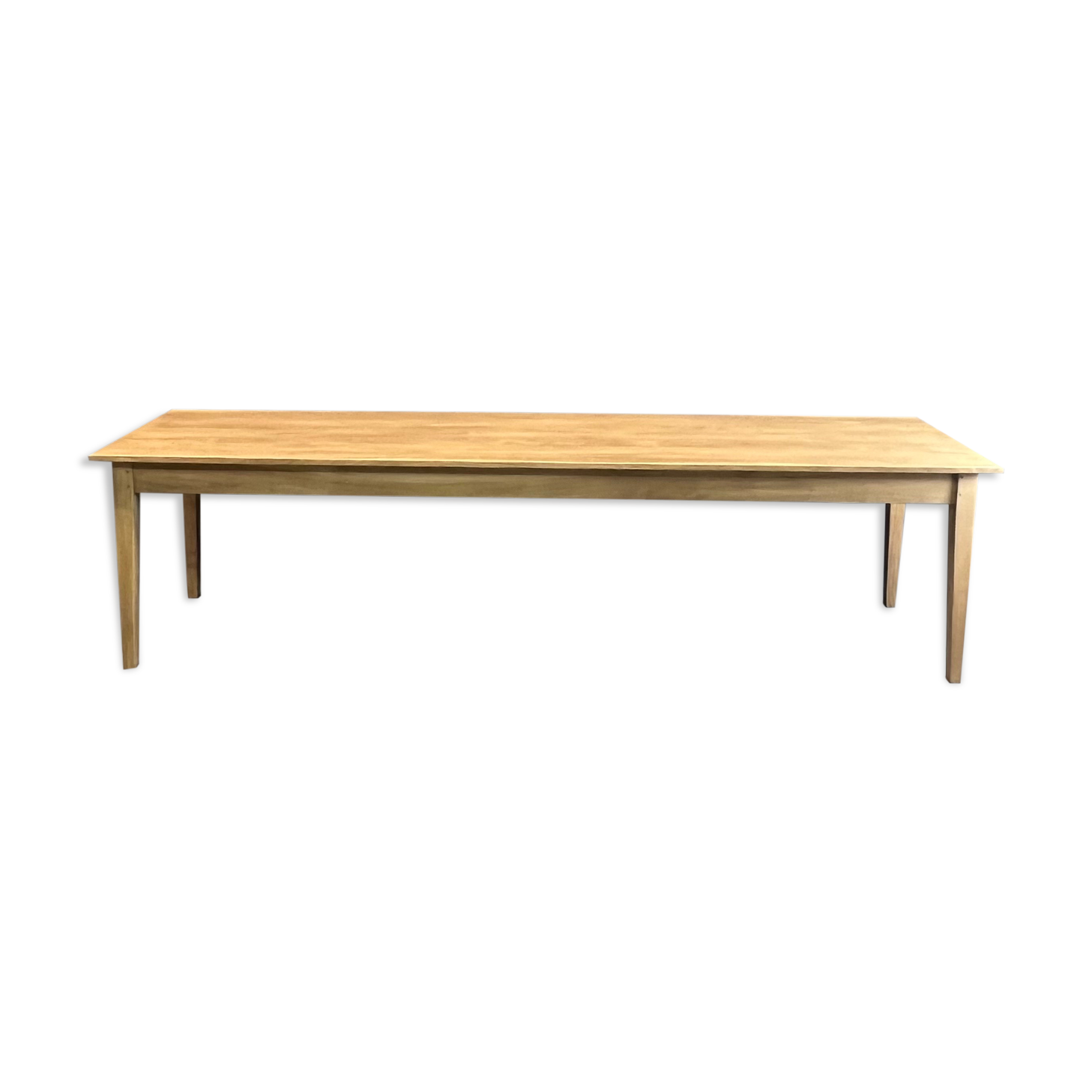 Farmhouse table 300 X 80 cm, spindle legs