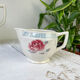 Vintage tea set in Sarreguemines flowered earthenware, "Troyes" model