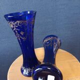 Pair of Sèvres crystal vase