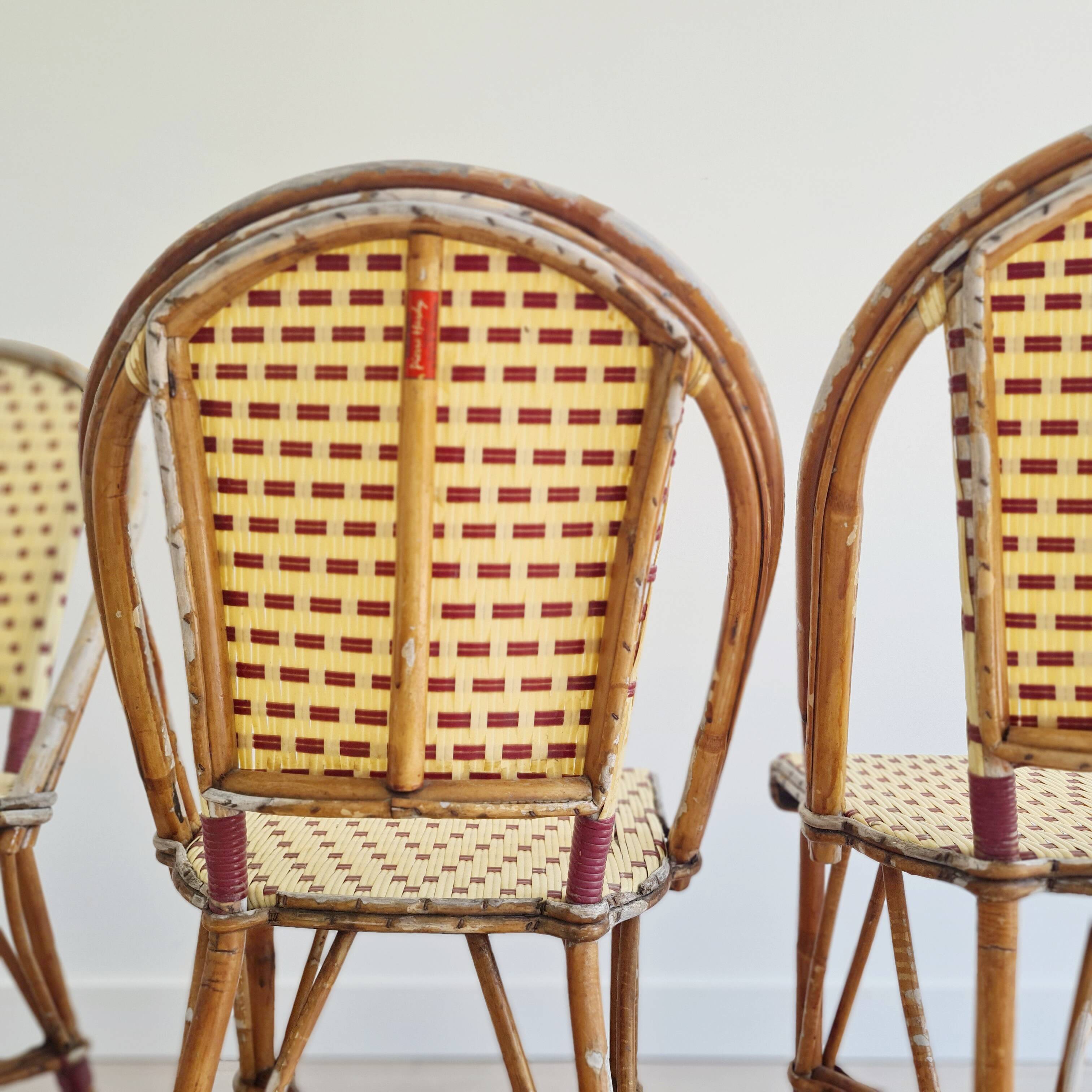 Hardy rattan bistro chairs