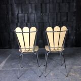 Pair of chairs "Petals" 70s