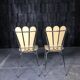 Pair of chairs "Petals" 70s